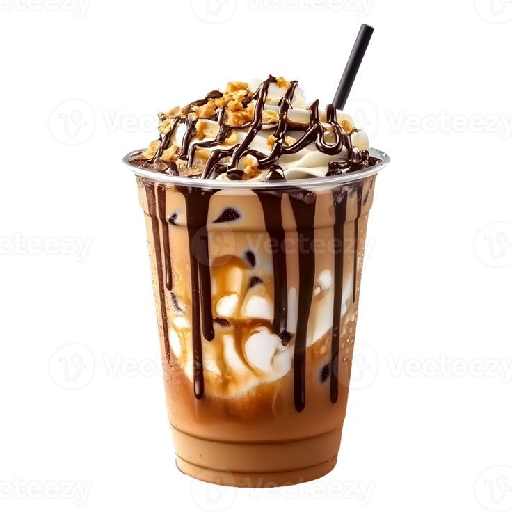 Caramel Ice Cream Coffee 💖🍹